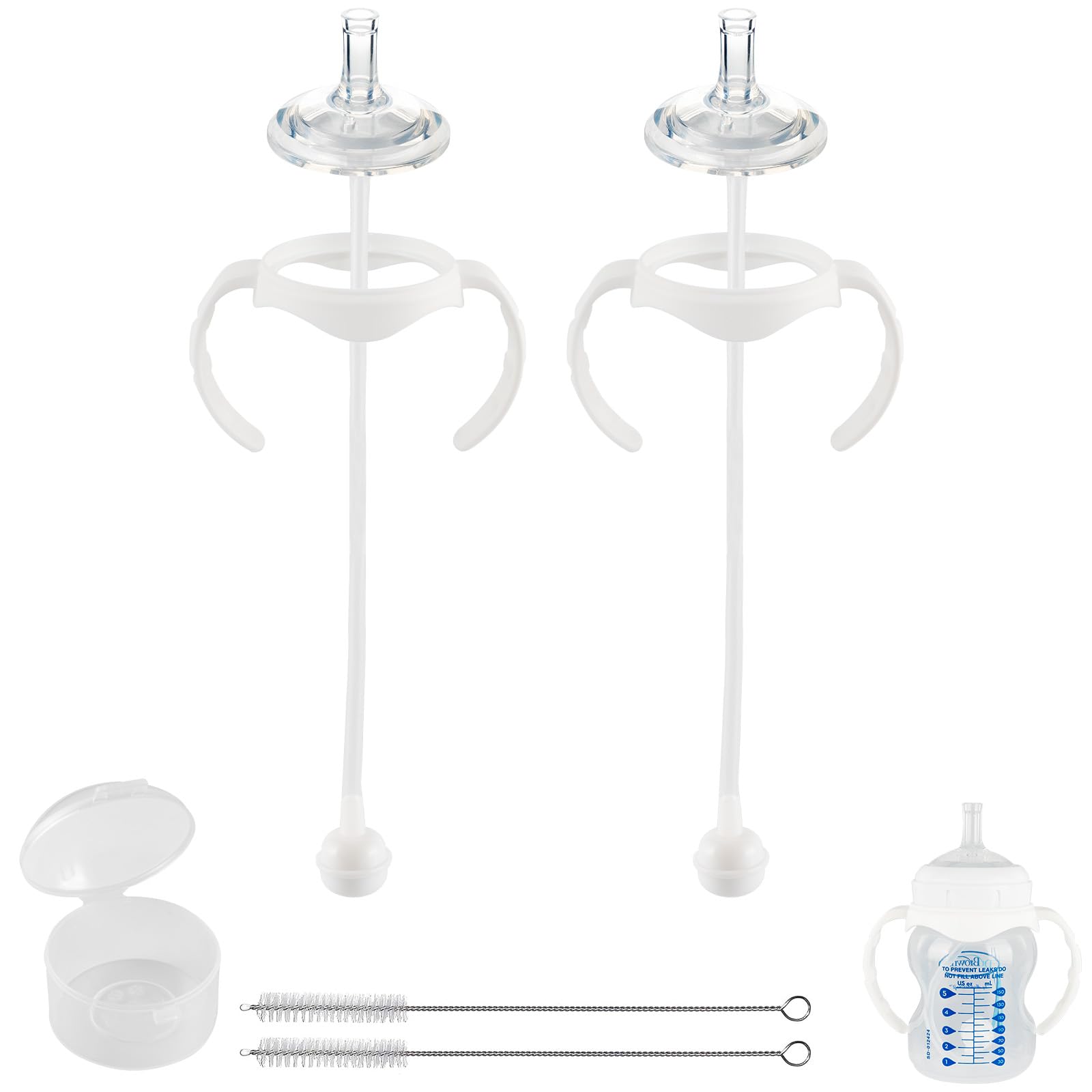 XUNICUTE Sippy Conversion Kit wide-neck bottle nipples ready for easy transition