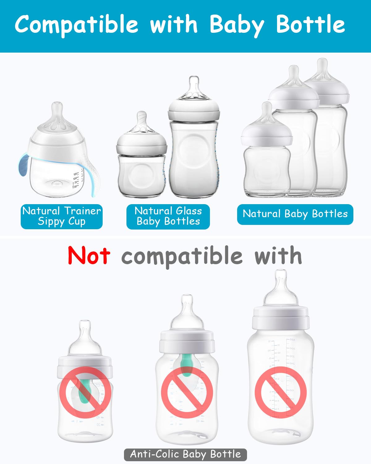 XUNICUTE sippy-cup nipple Flow4 demonstrates trainer cup compatibility.