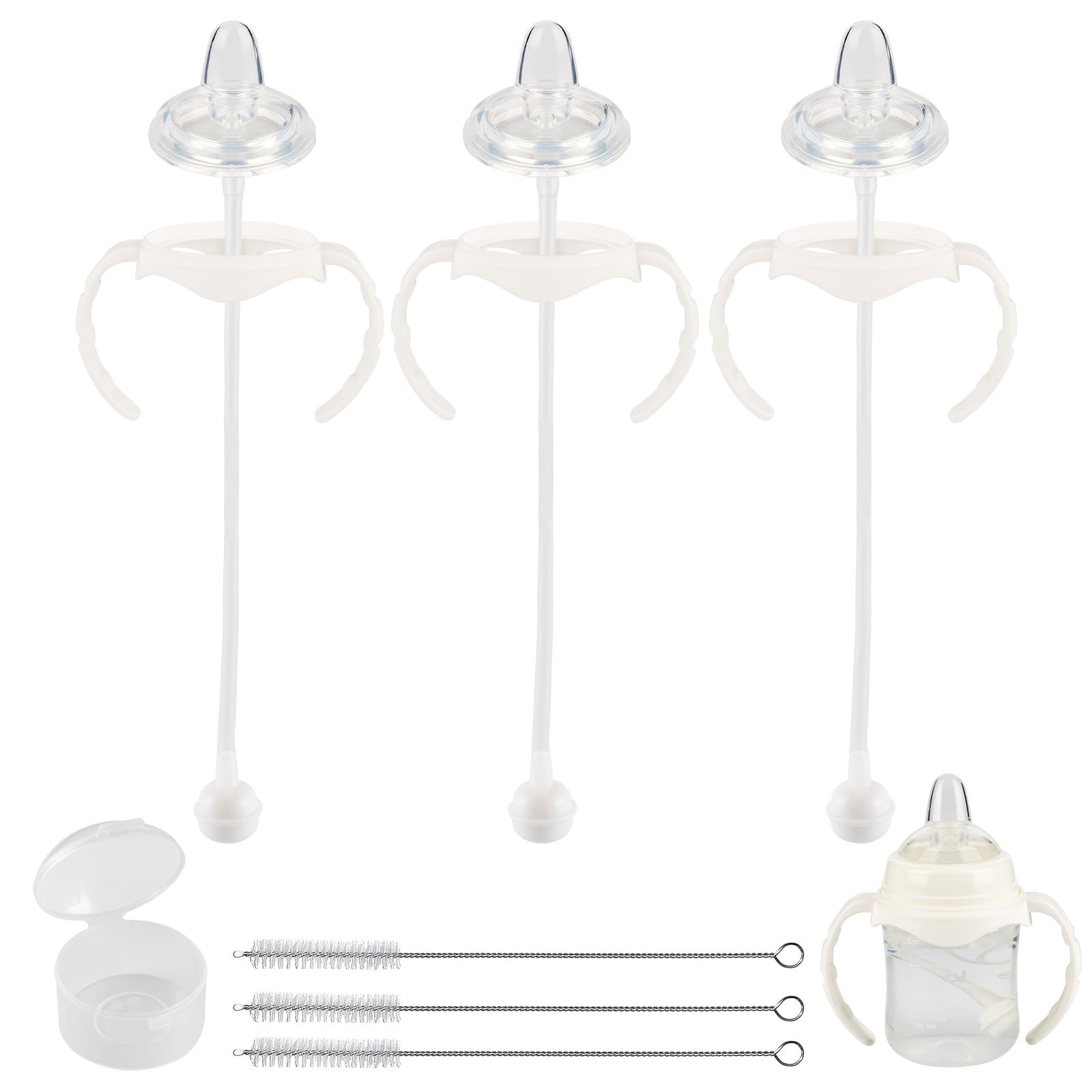 XUNICUTE sippy cup soft spout conversion kit fits Evenflo Balance Plus for a gentle transition