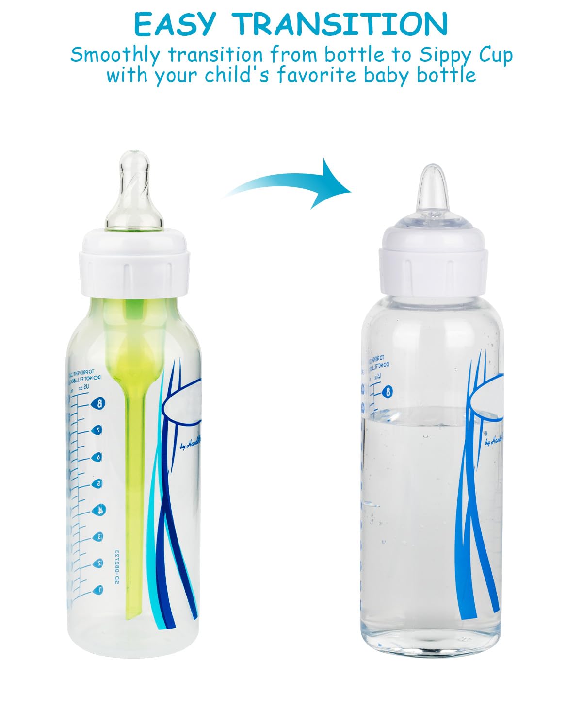 XUNICUTE 100% silicone nipple for safe, flexible sipping