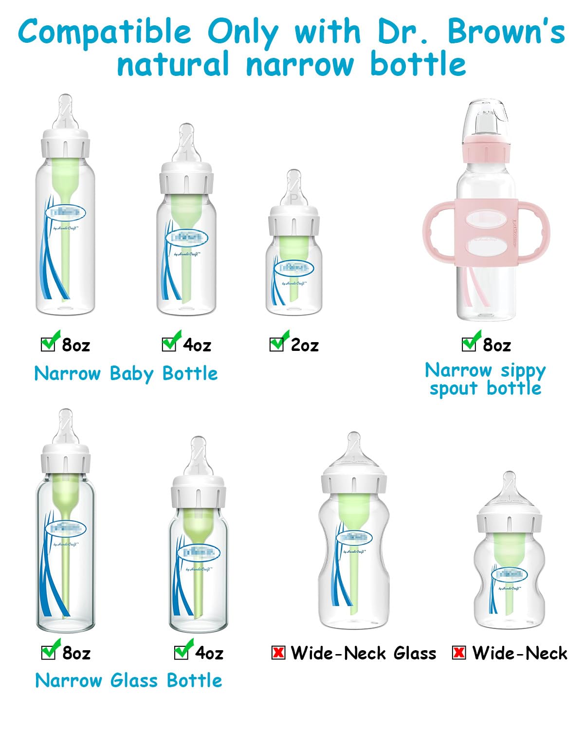 XUNICUTE set includes five sippy straw spouts for ongoing use.