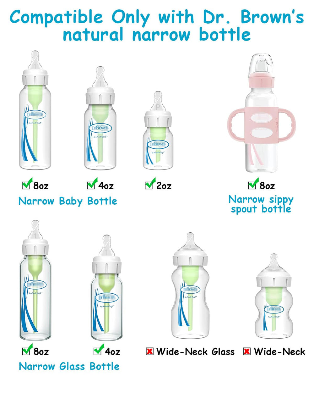 XUNICUTE set includes five sippy straw spouts for ongoing use.