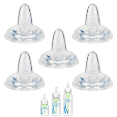 XUNICUTE sippy nipple attachment on Dr. Brown's Narrow Bottle supports easy transition.