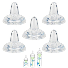 XUNICUTE sippy nipple for Dr. Brown's Narrow Bottle with soft spout for easy transition