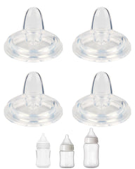 XUNICUTE Sippy Nipple soft spout on wide-neck bottle aids gentle transition to cups