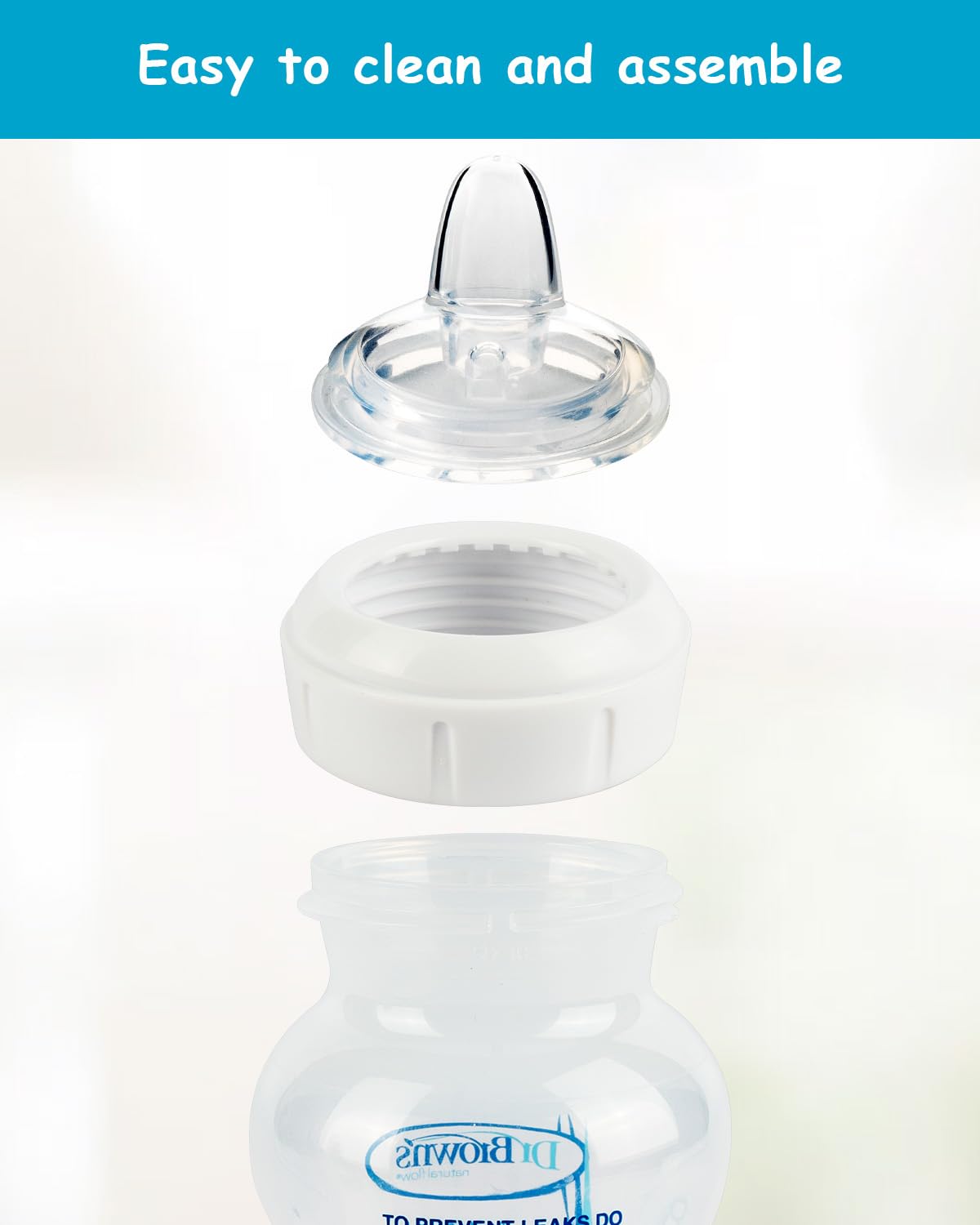 XUNICUTE variable-flow nipple supports paced sipping as babies grow.
