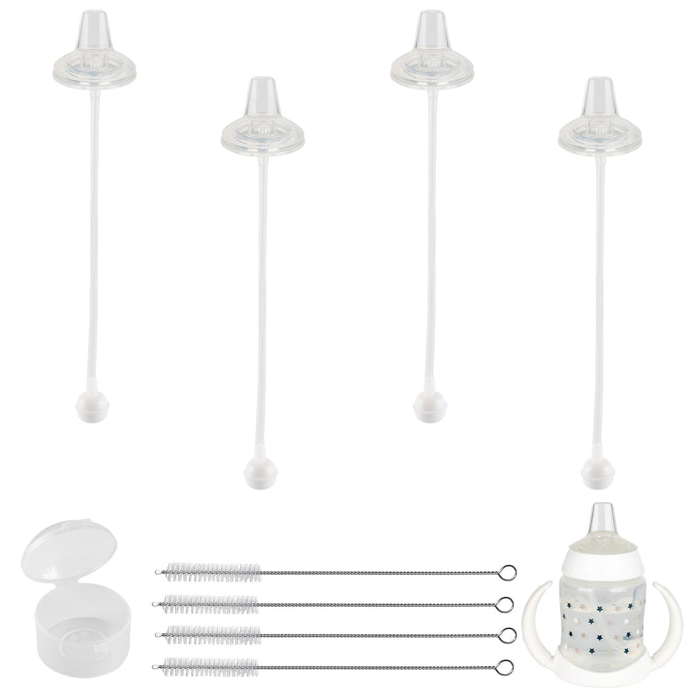 XUNICUTE sippy spout nipple soft close-up, designed for a gentle bottle-to-cup transition.