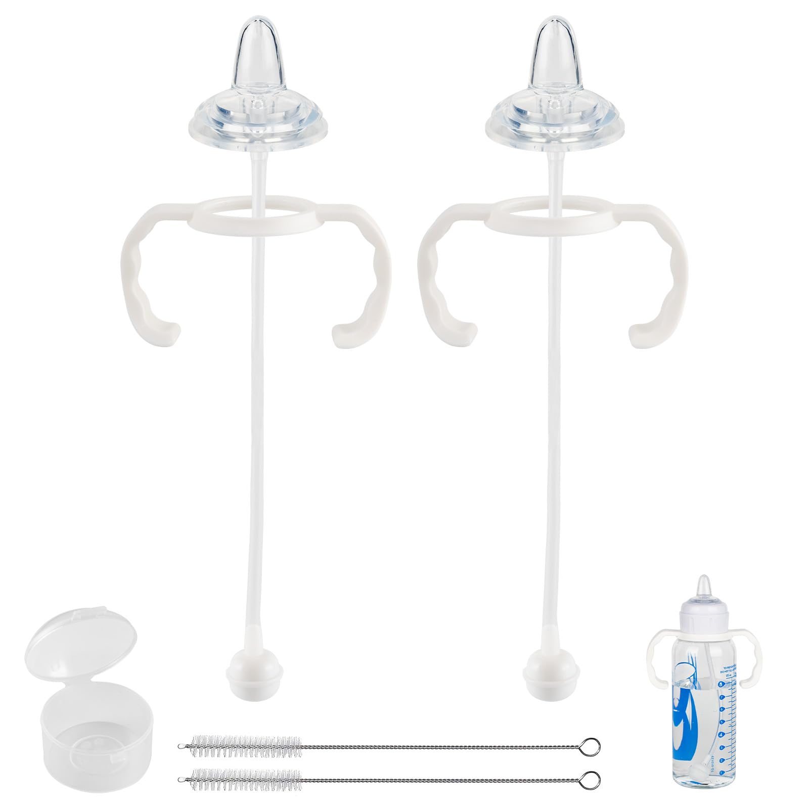 XUNICUTE Sippy Spout Nipple provides a soft silicone tip for a smooth transition