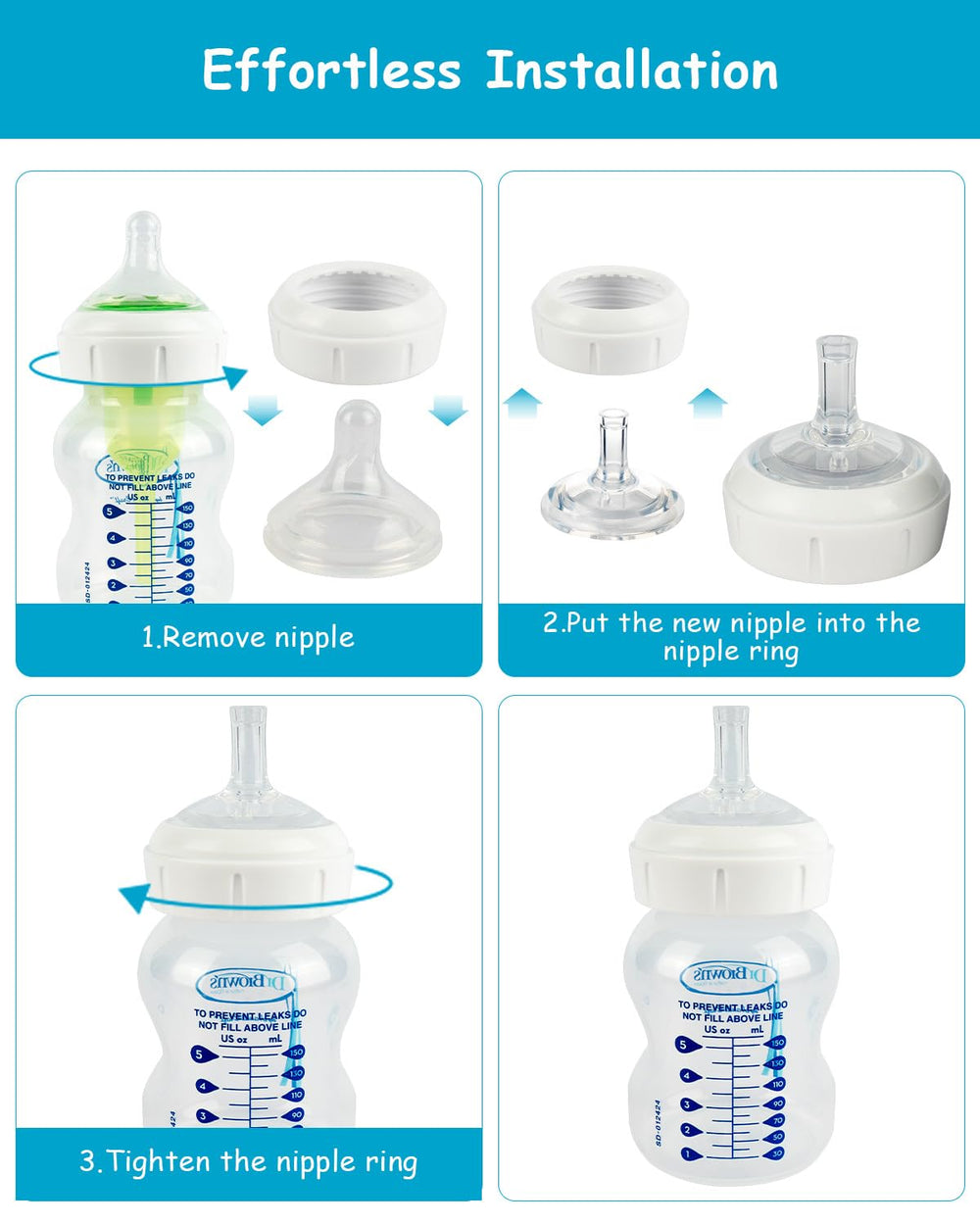 XUNICUTE 8m+-compatible nipple supports early straw-drinking milestones