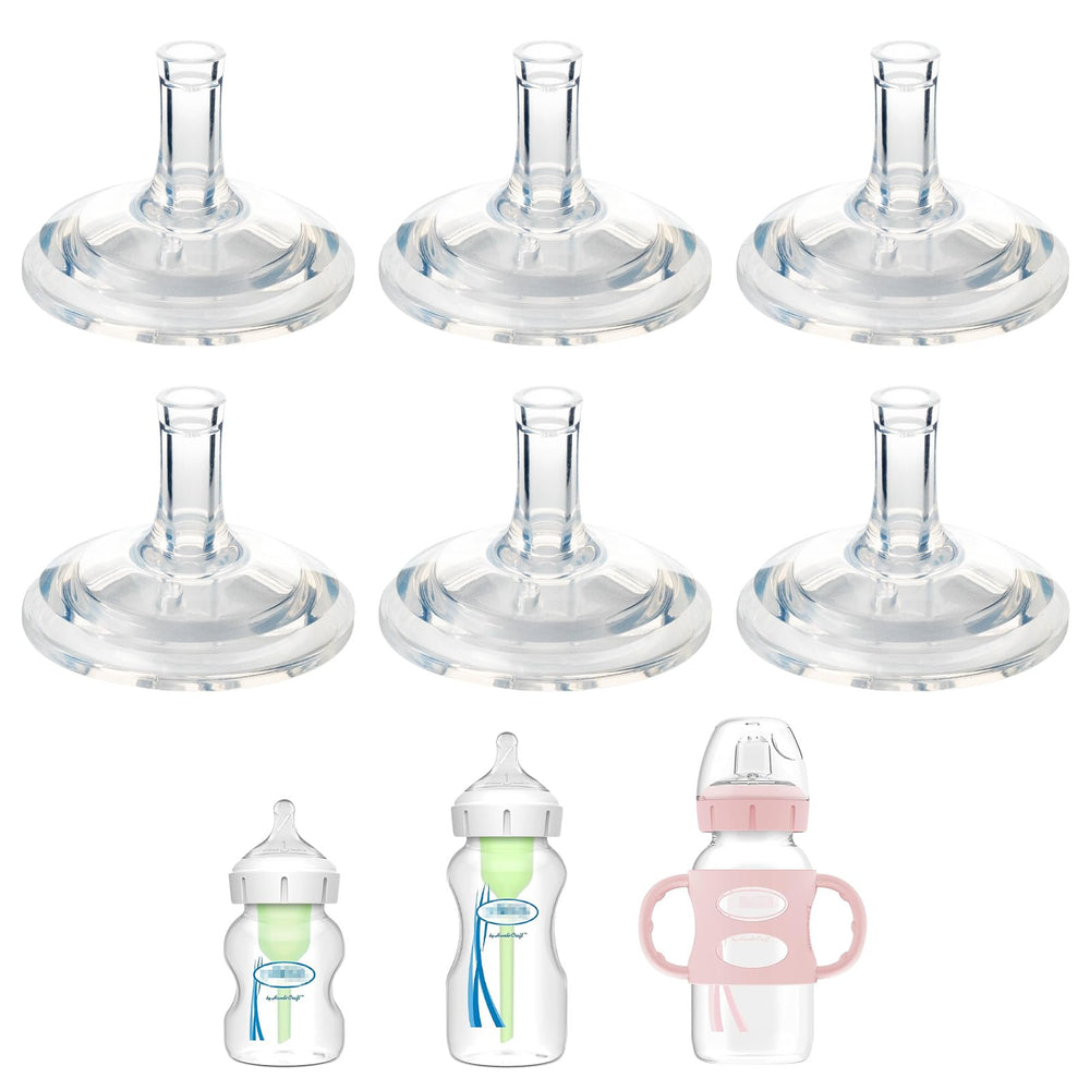 XUNICUTE sippy straw nipple with soft silicone for gentle bottle-to-straw transition