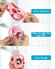 XUNICUTE sleeve protection glass bottle image highlights anti-breakage shield