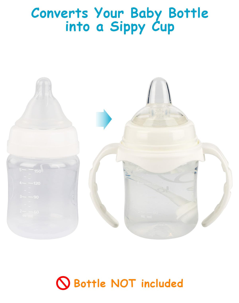 XUNICUTE soft silicone spout nipple provides a familiar feel to ease transition