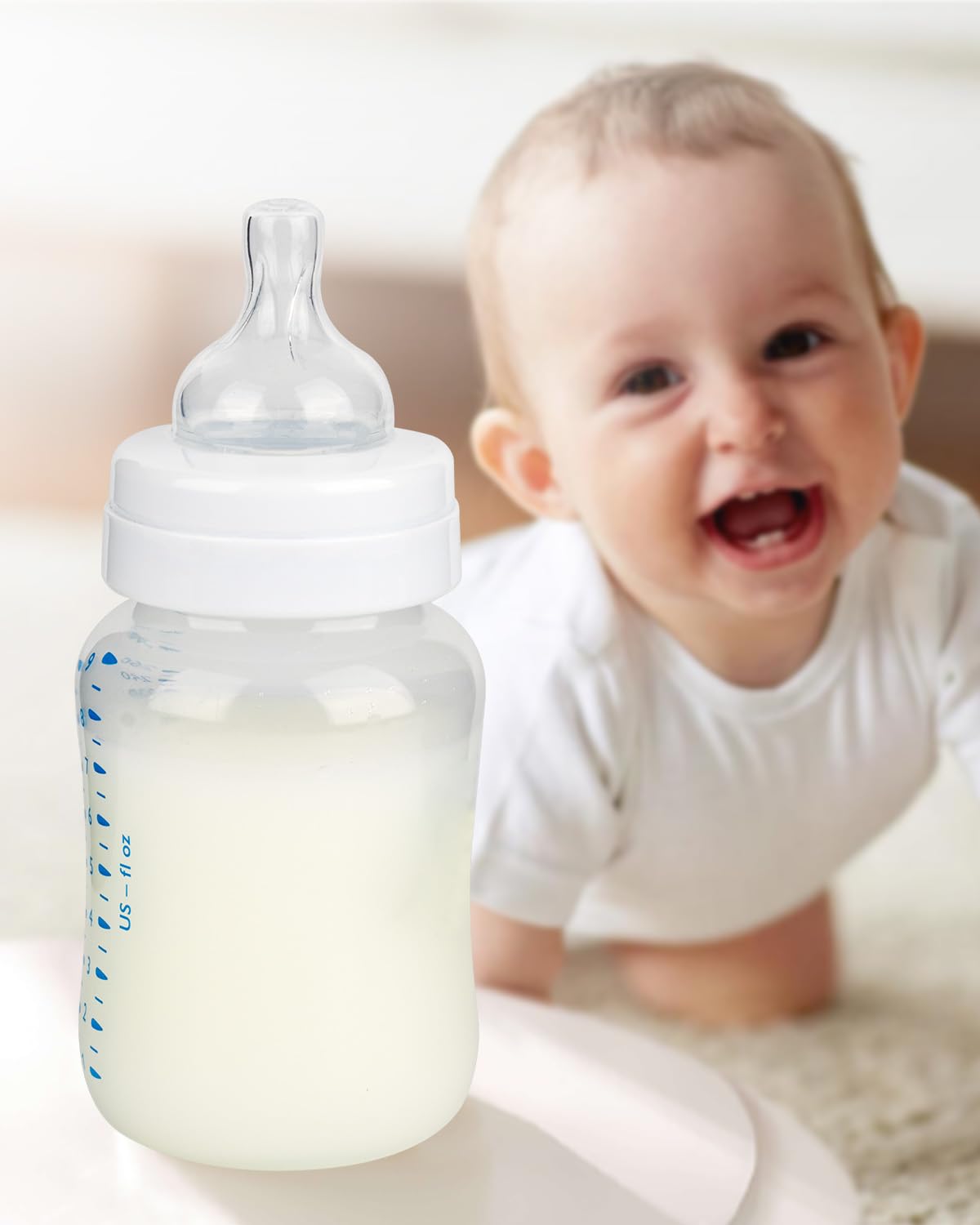 XUNICUTE soft silicone texture feels gentle on baby lips.