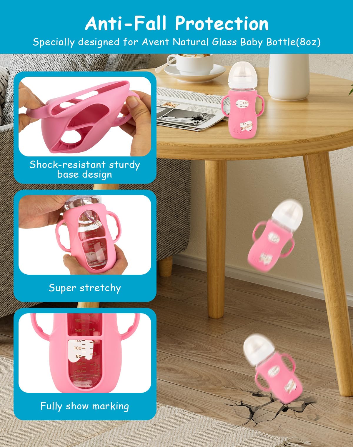 XUNICUTE straw cleaning brushes simplify bottle-to-cup hygiene