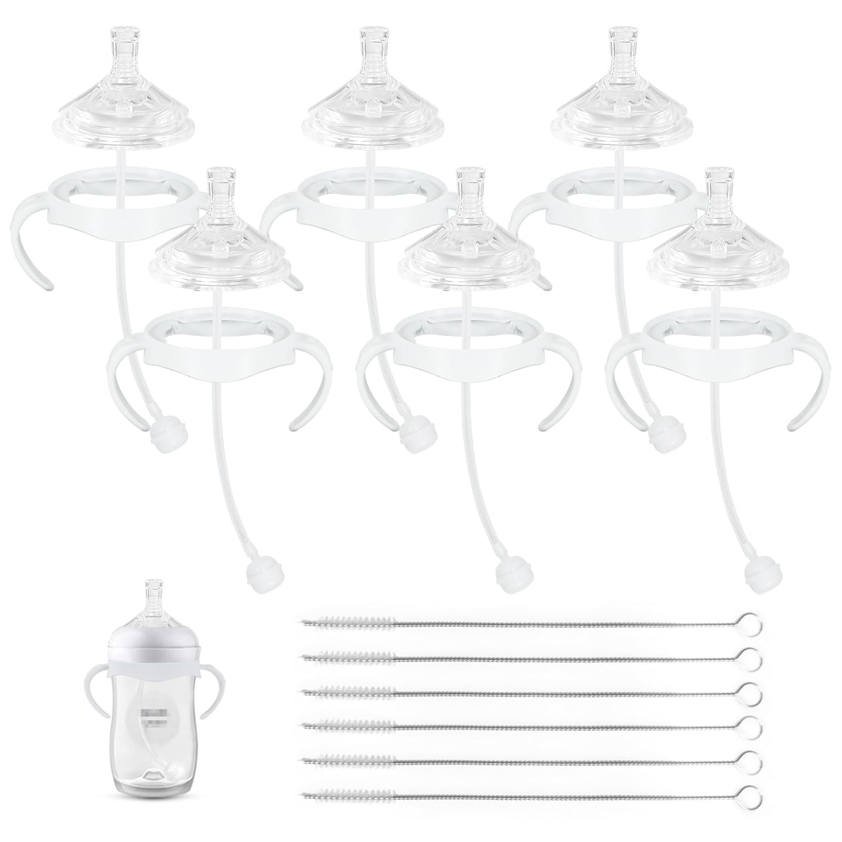 XUNICUTE straw cup soft conversion kit fits Philips Avent bottles for easy transition.