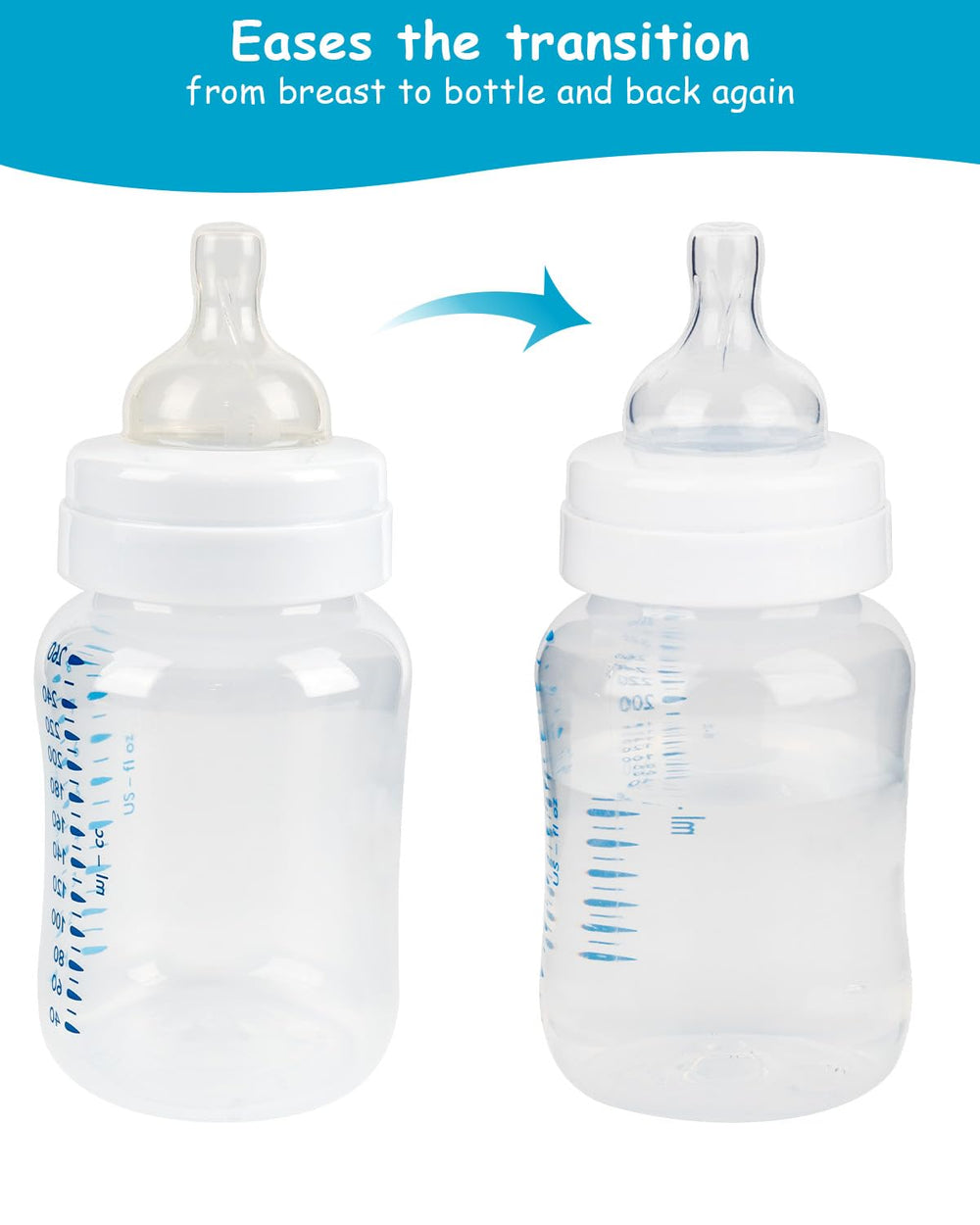 XUNICUTE vacuum-free flow supports self-paced baby feeding.