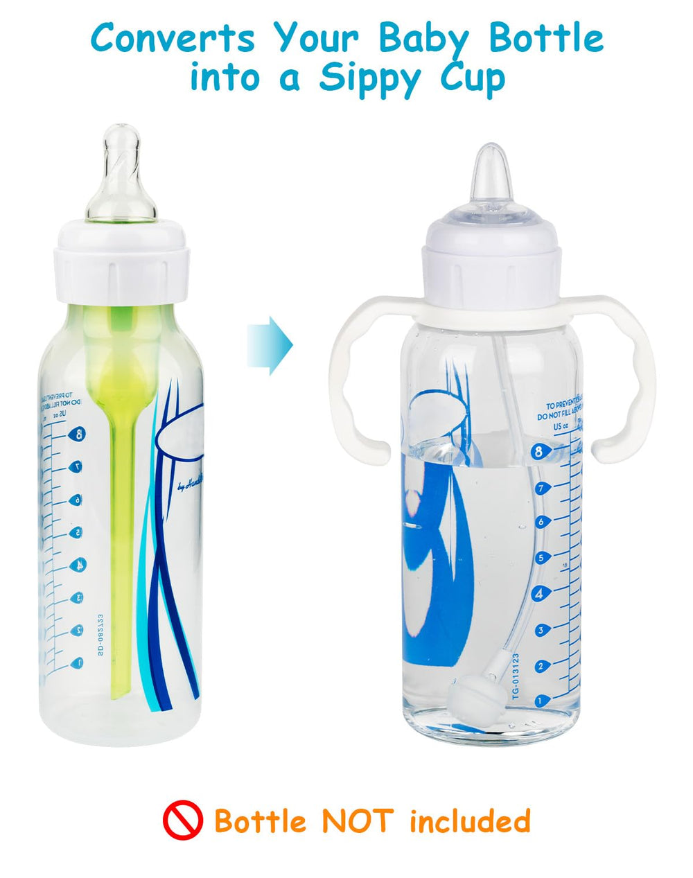 XUNICUTE Weighted Straw kit helps consistent sipping without bottle replacement