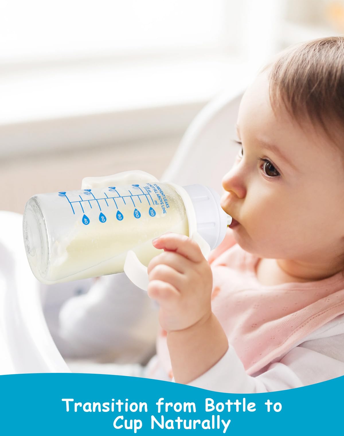 XUNICUTE weighted straw image showcases stable sipping as babies switch cups