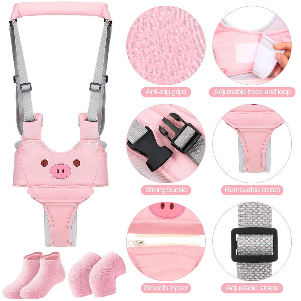 Xuniea adjustable straps on walking harness for growing toddlers