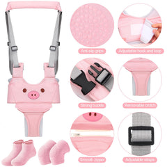 Xuniea adjustable straps on walking harness for growing toddlers