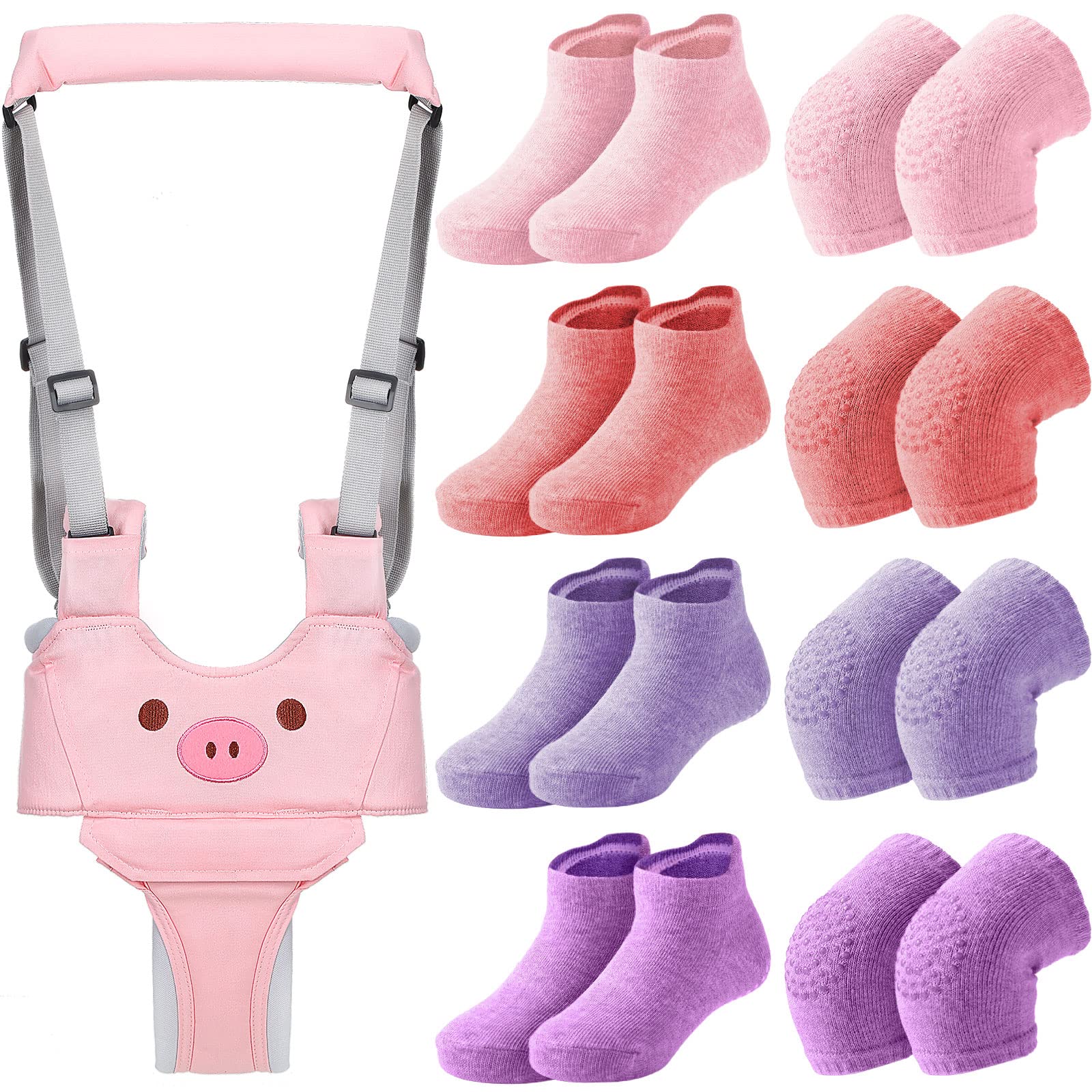 Xuniea baby walking harness set shown for steady support during early steps