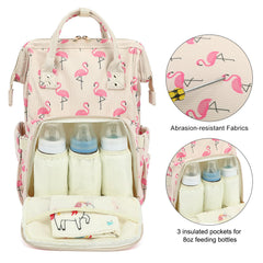 Xunteny diaper bag back security pocket provides discreet storage for valuables.