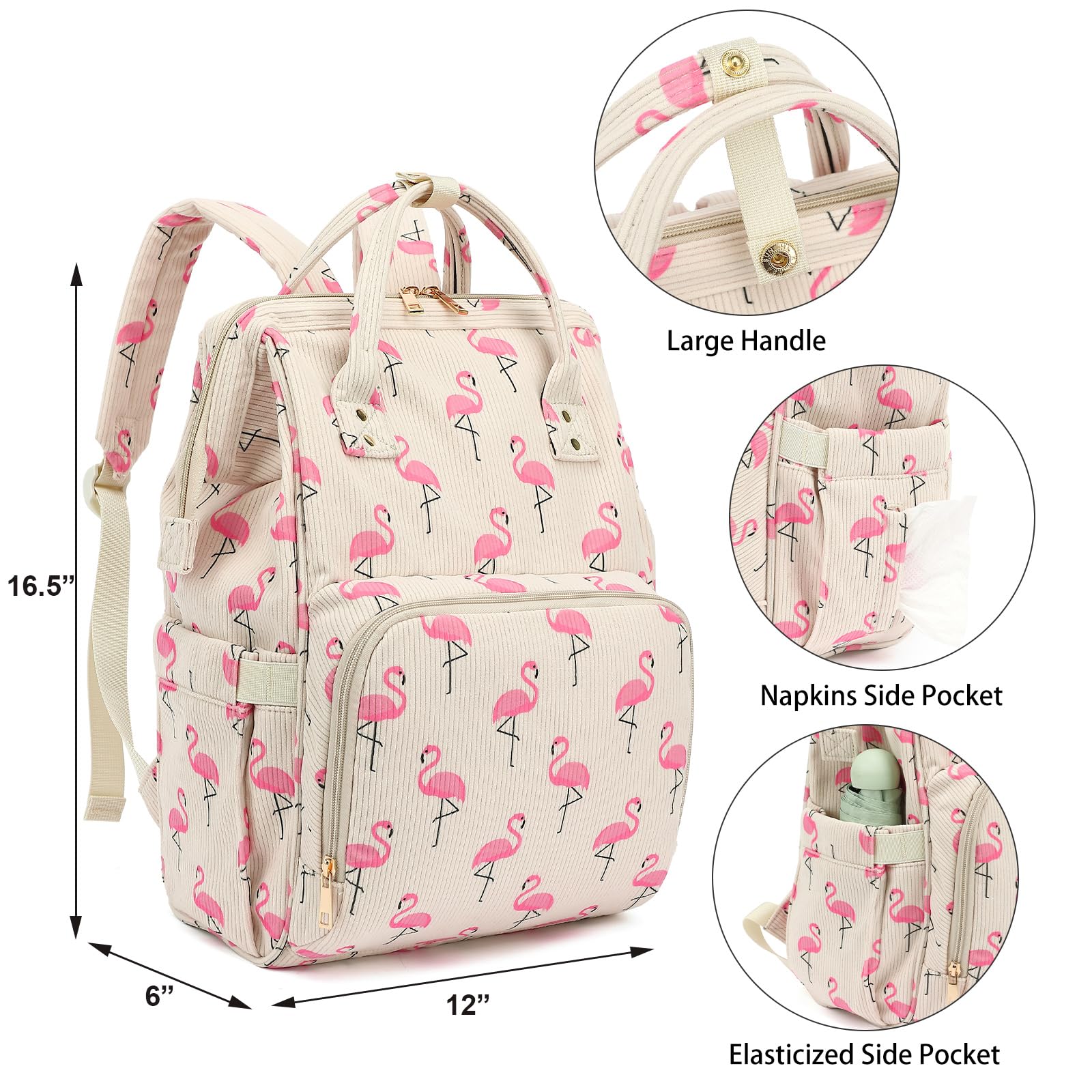 Xunteny diaper bag ergonomic shoulder strap design reduces fatigue during outings.