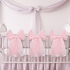 XunYee 3-pack large pink bows on wall decor enhance celebrations