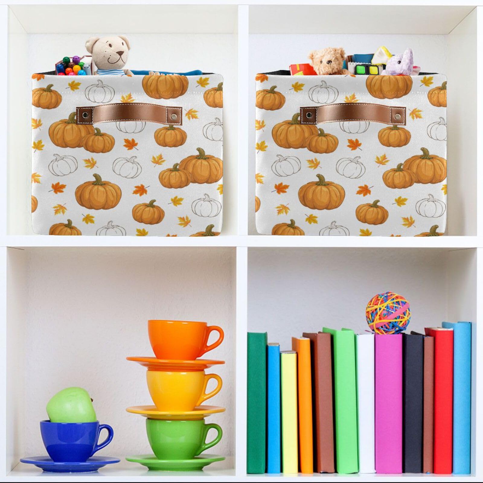 XUWU nursery use case shows compact bin for toys and supplies.