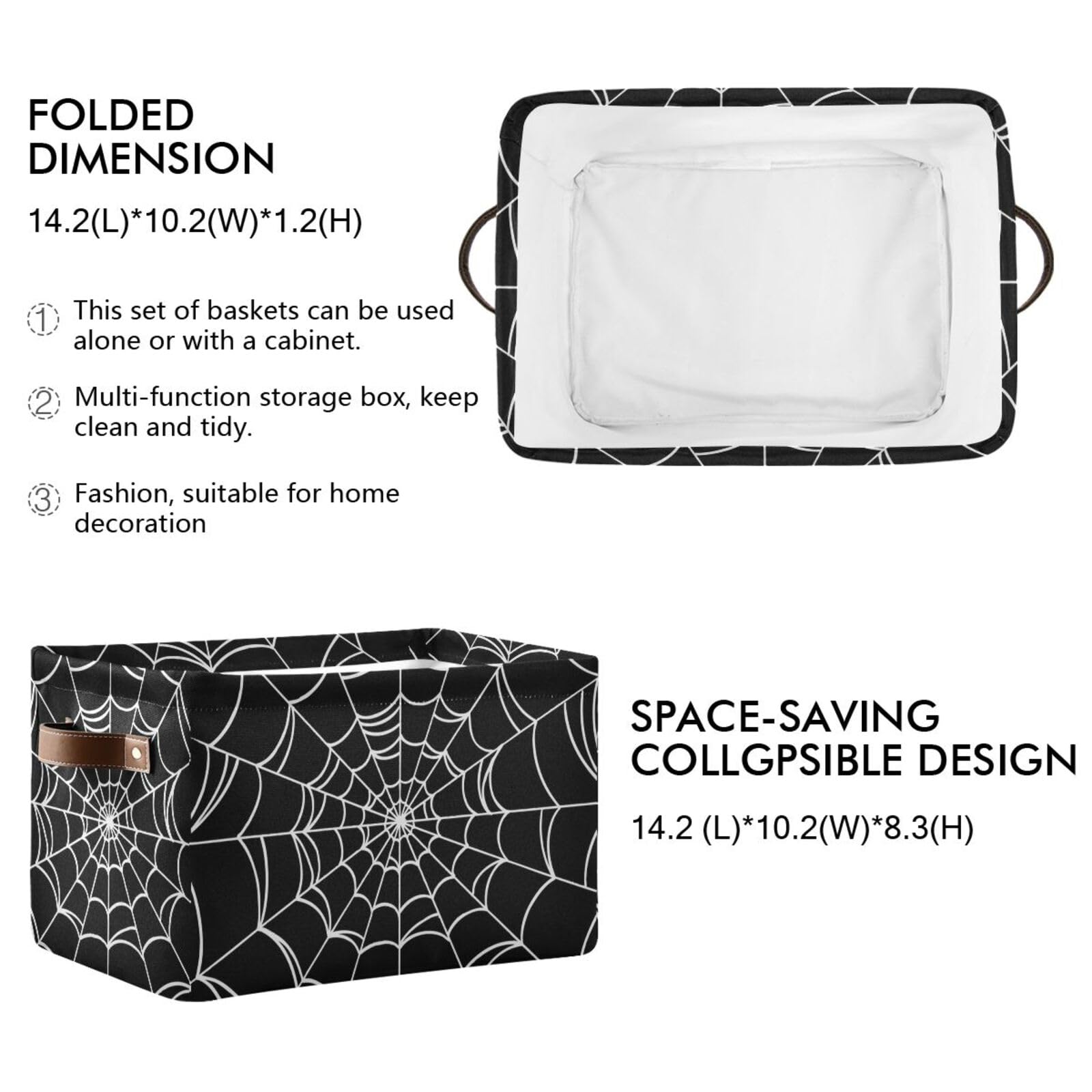 XUWU storage basket leather handles closeup highlighting easy portability