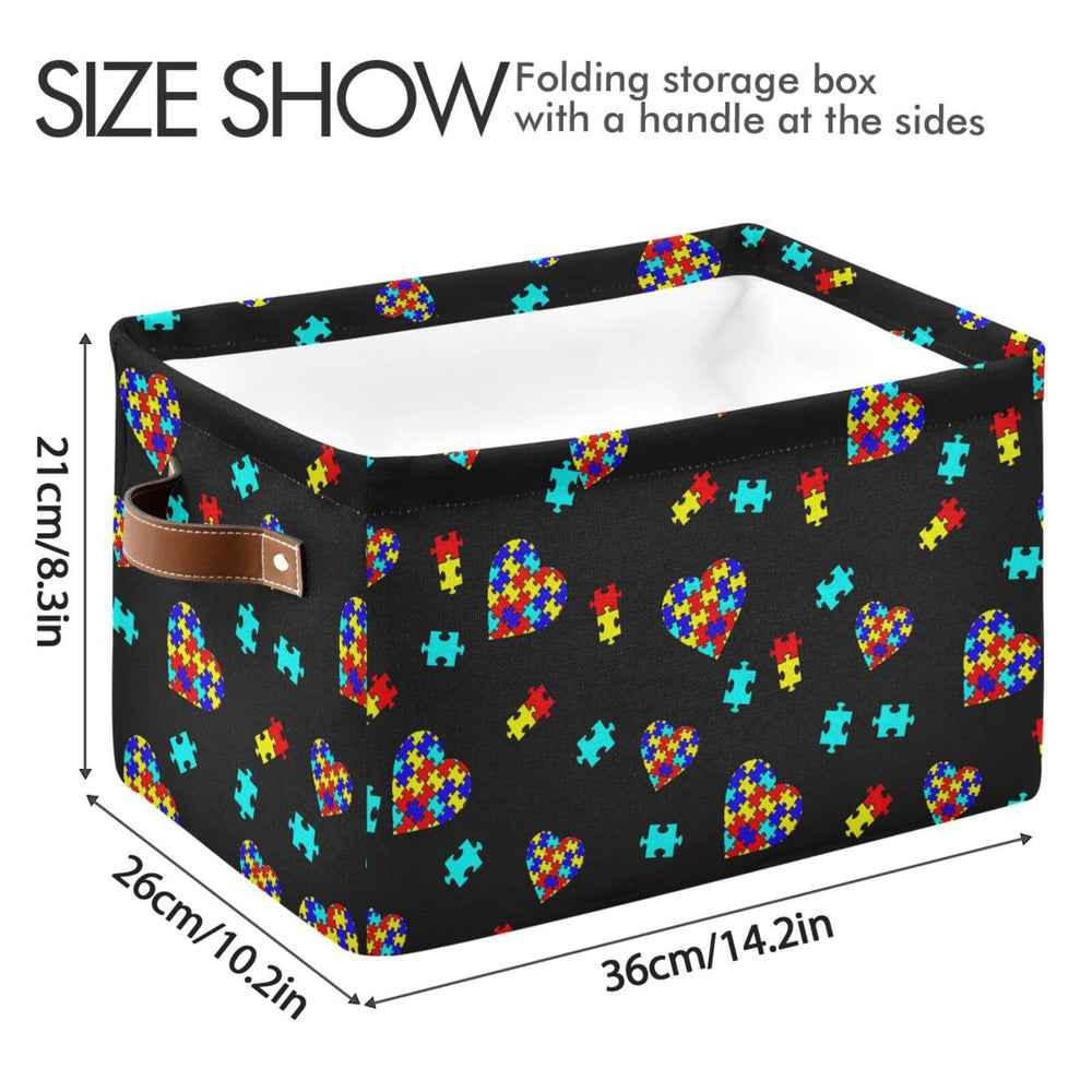 XUWU waterproof-lined storage bin protects contents in damp bathrooms or laundry rooms.