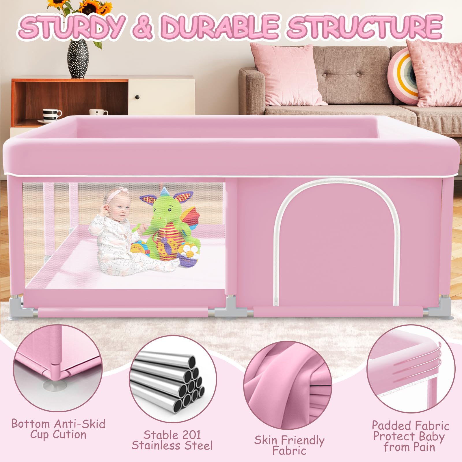 XVISHX Easy to disassemble and store for travel.