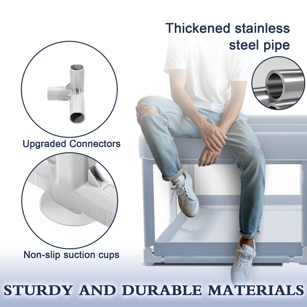 XVISHX external zipper design helps prevent wandering while you prep.