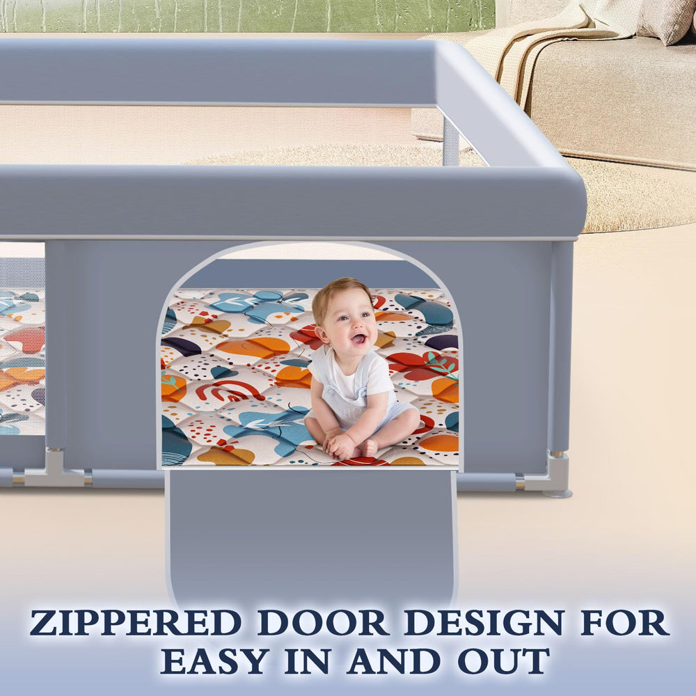 XVISHX spacious play area invites shared playtime and safe exploration.