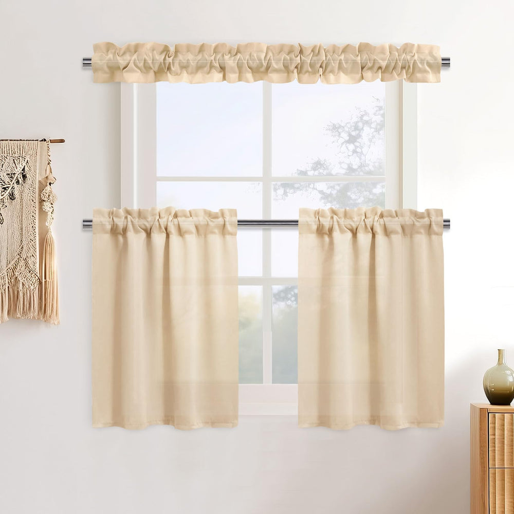 XWZO Beige fabric close-up shows fade-resistant polyester texture.