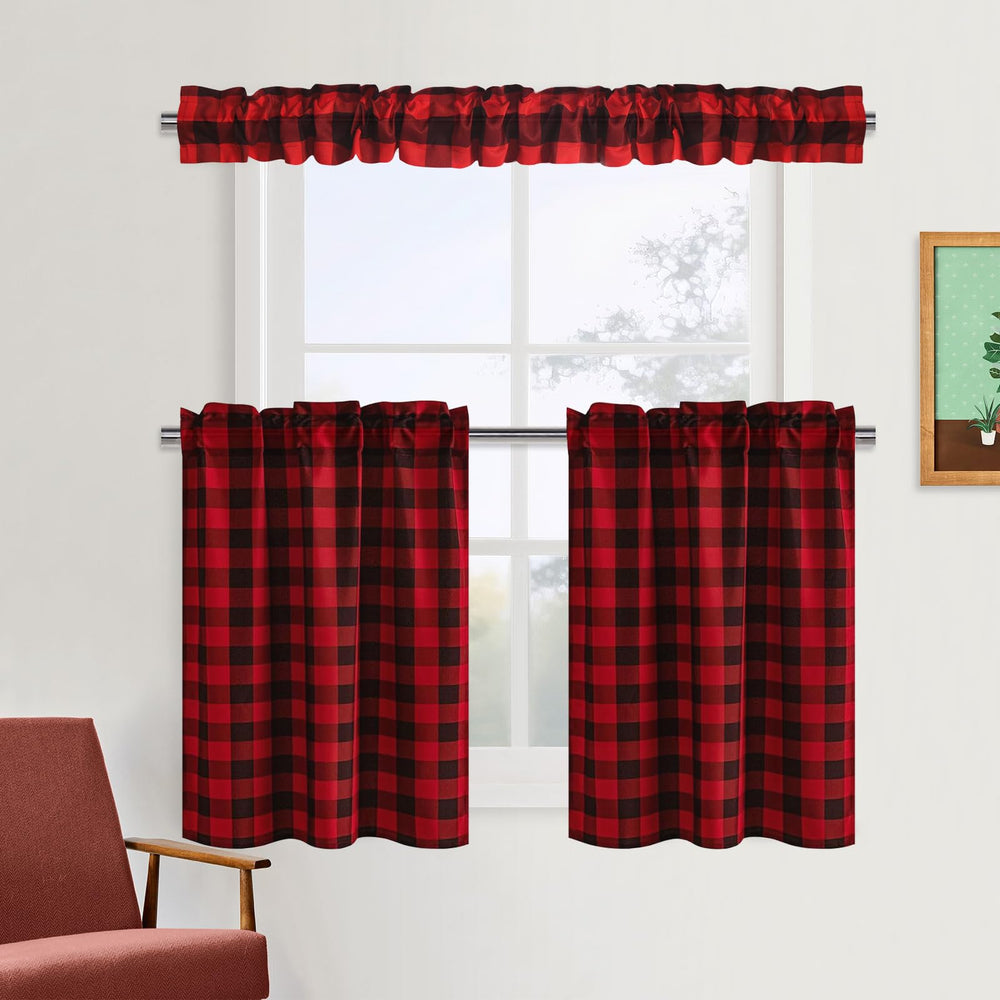 XWZO Sleeve Topper ruffle header detail highlights chic, layered look for kitchen and dining windows.