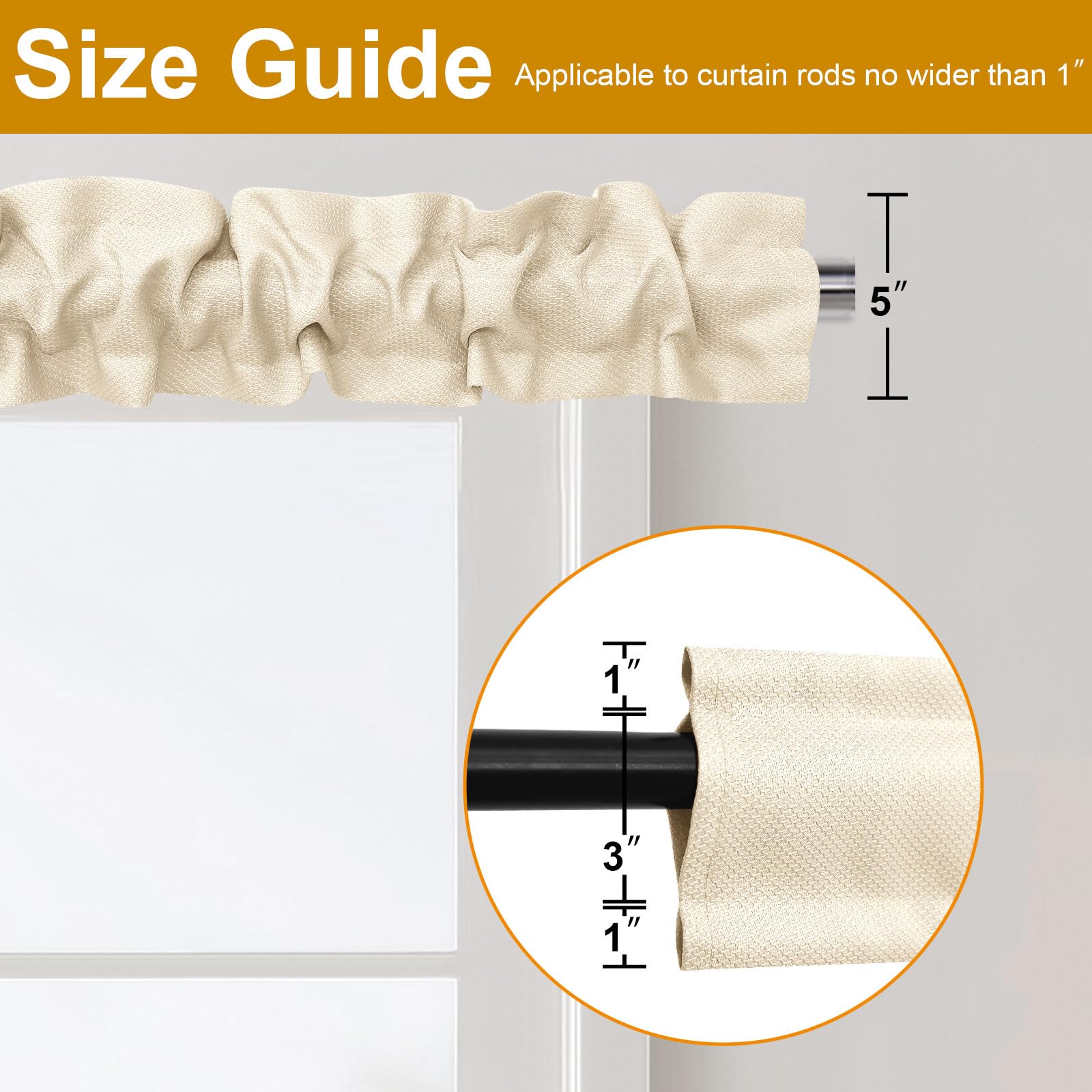 XWZO Sleeve Topper textured-jacquard-fabric offers durable, wrinkle-resistant design for busy kitchens