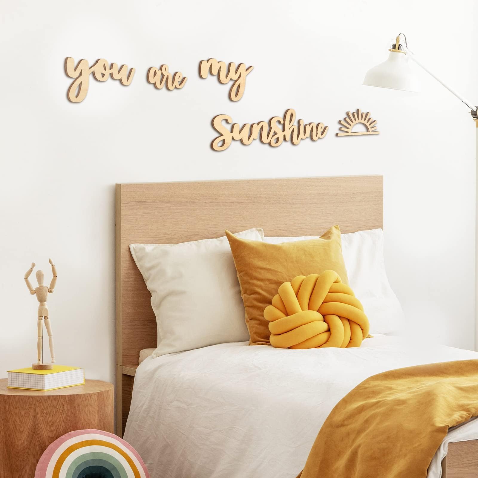 Xylolfsty playroom wall sign adds warm design to any space