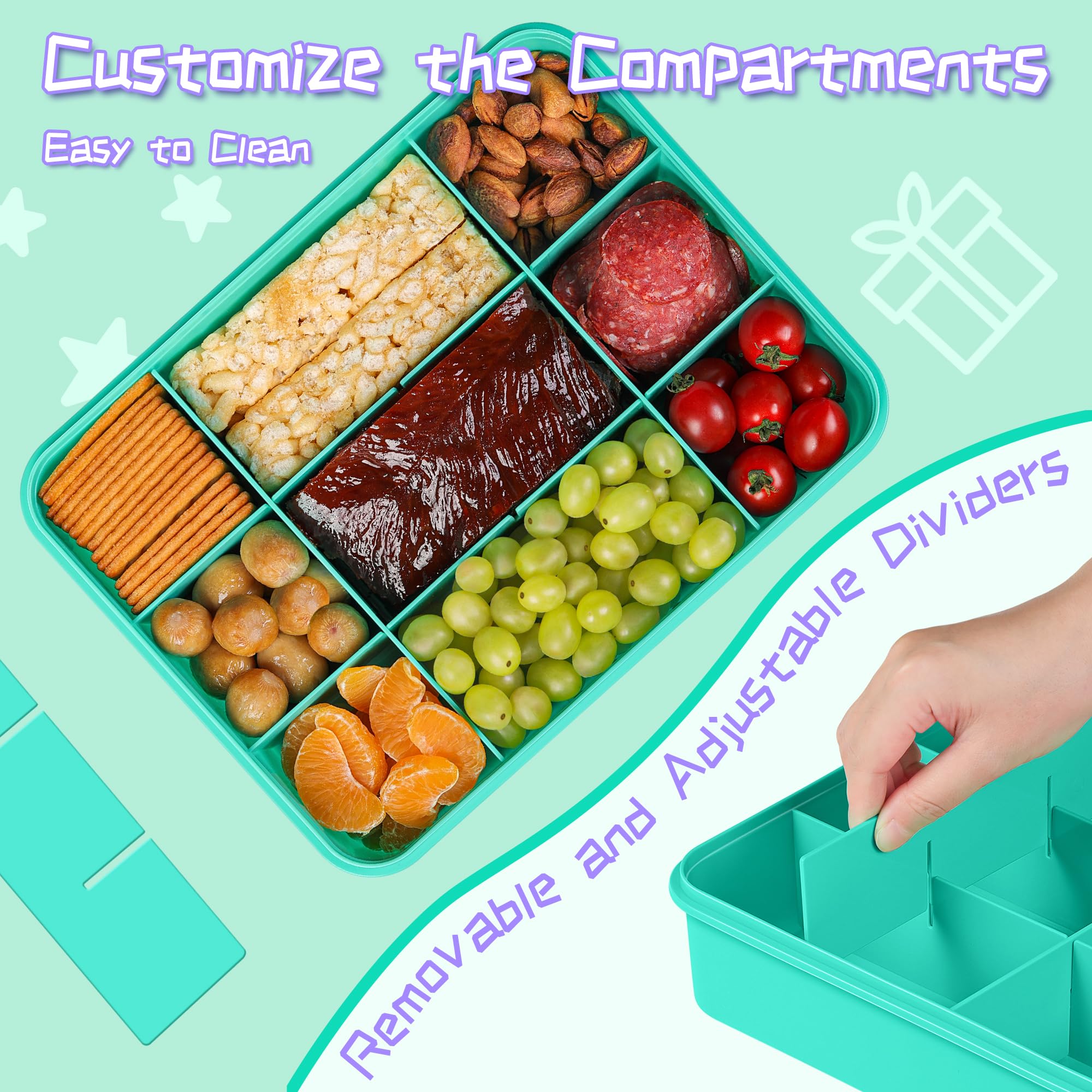 Xyptorix BPA-free snack box prioritizes safe, reusable use for daily snacking.
