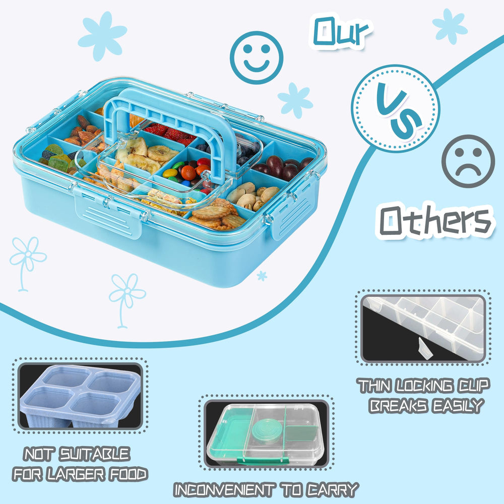 Xyptorix Snack Box various-uses-travel-picnic suits school, travel, camping and more