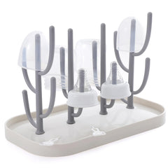 XYW bottle drying rack countertop keeps bottles organized for quick air drying.