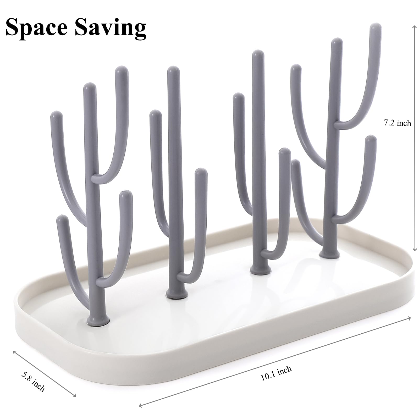 XYW bottle drying rack holding bottles enables fast, tidy post-feeding air drying.