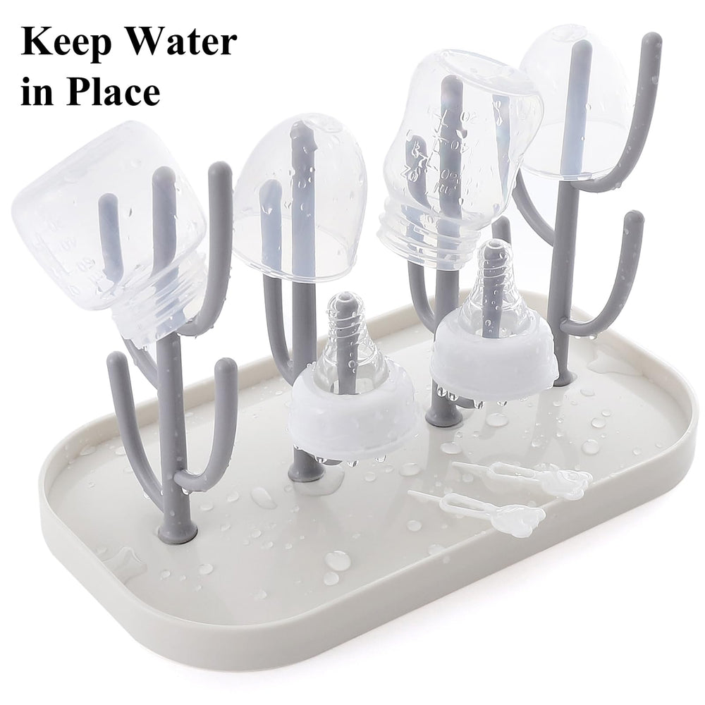 XYW bottle drying rack pump parts section keeps components organized and ready.