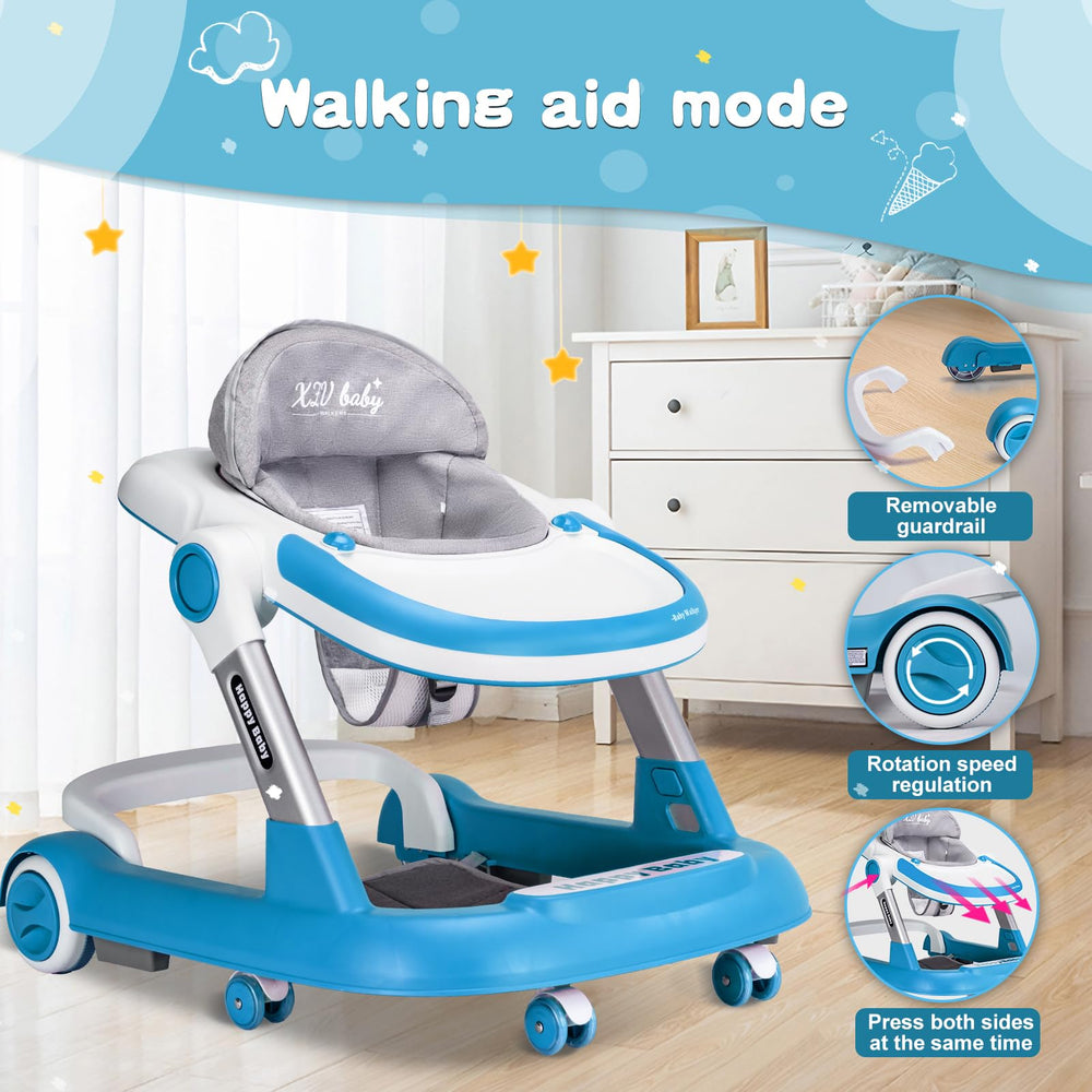 XZV Baby Walker compact fold makes storage and travel a breeze