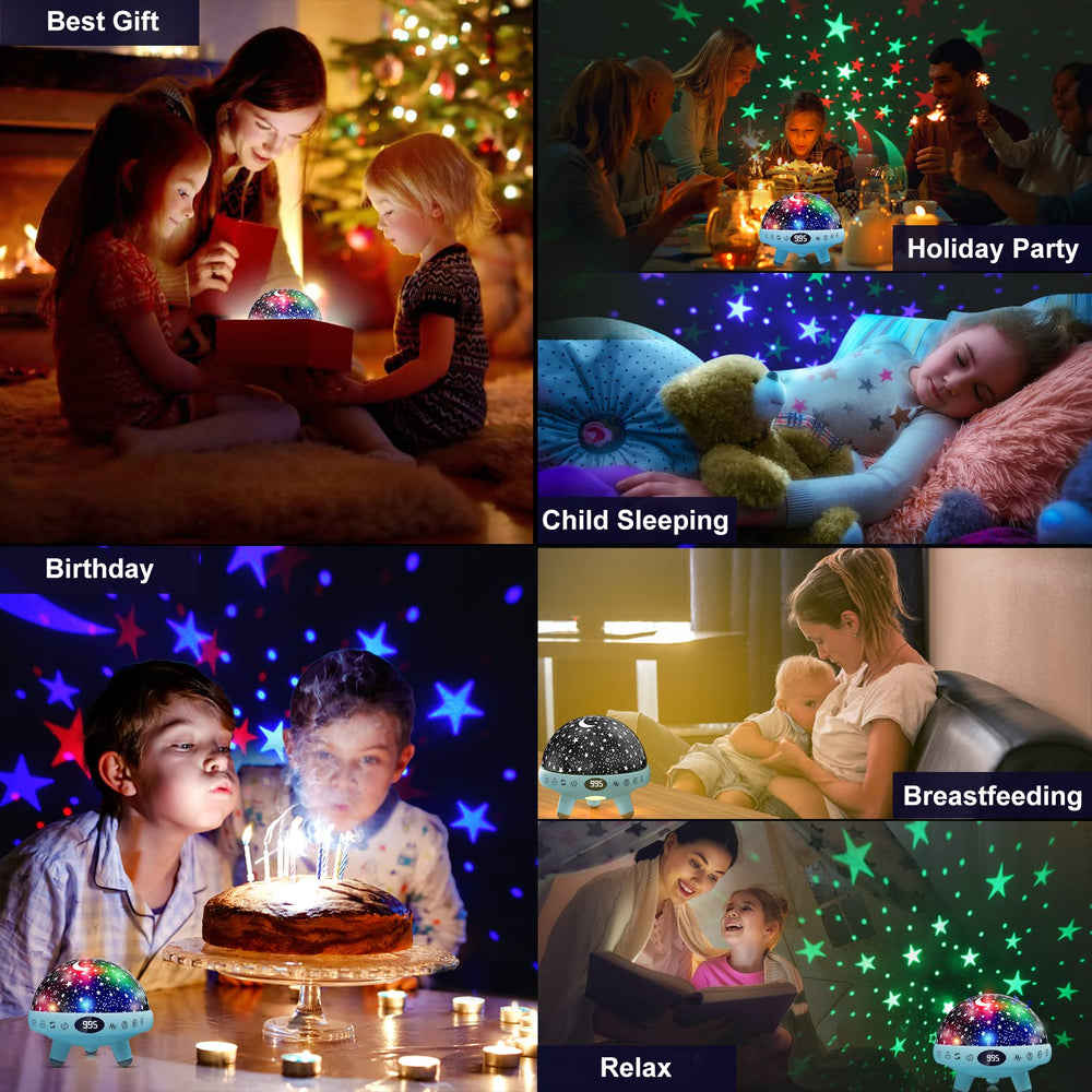 YACHANCE Sound machine lullabies image highlights 29 soothing sounds for sleep.