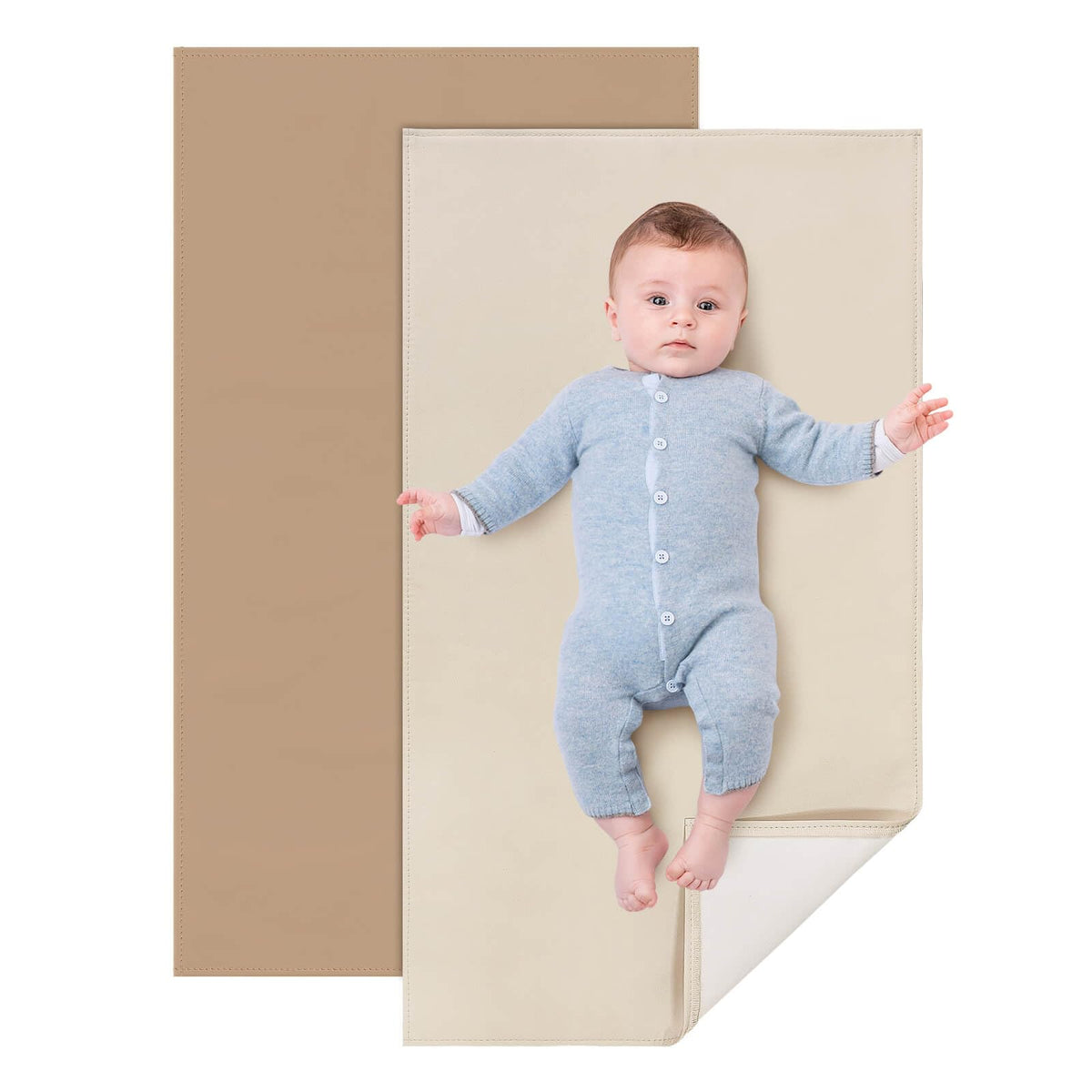 YACODAVO folded baby changing pad in a diaper bag for travel-ready changes