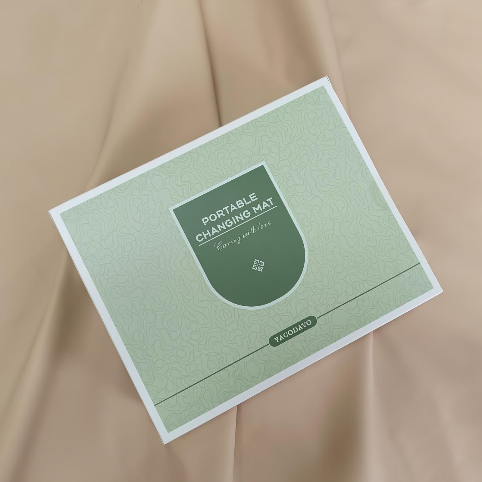 YACODAVO durable faux leather feel is gentle on baby skin during changes.