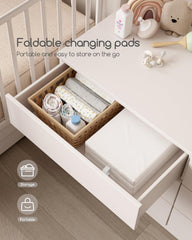 YACODAVO non-slip base fabric keeps pad steady during changes.