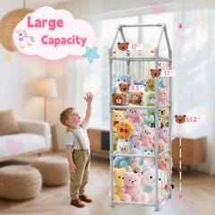 YACONA storage cage with suction cups demonstrates stable placement during play.