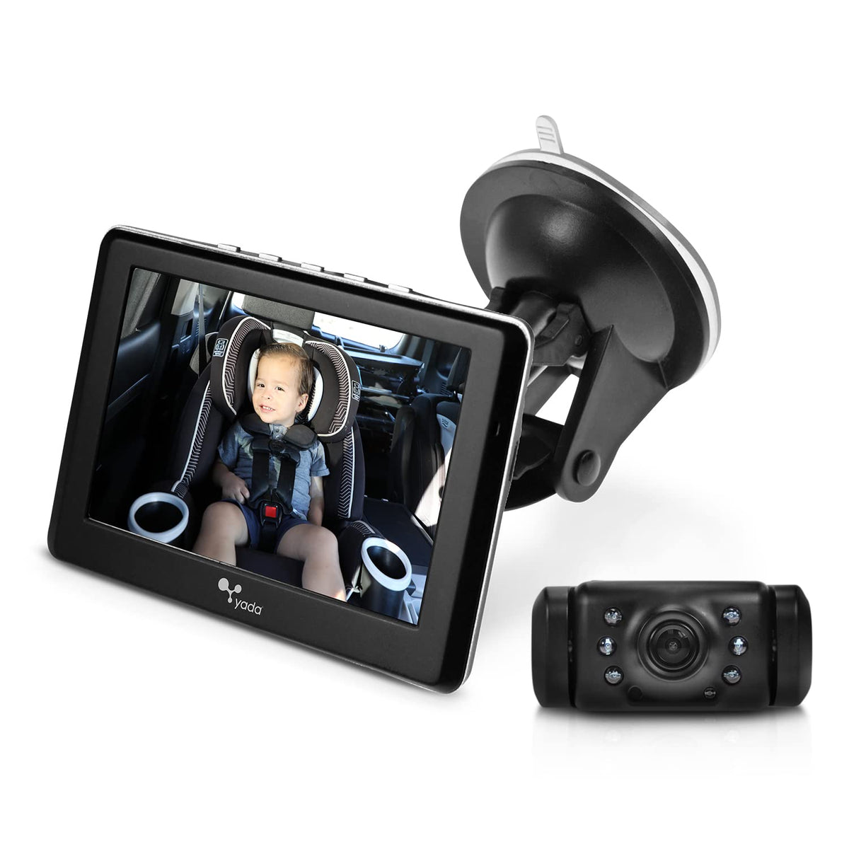 Yada car portable baby monitor display on dash for easy in-car monitoring